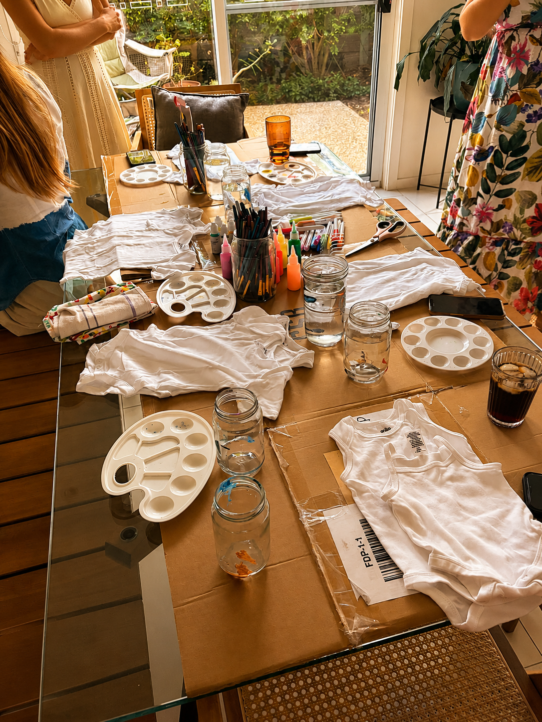 Picnic & Baby Bodysuit Painting