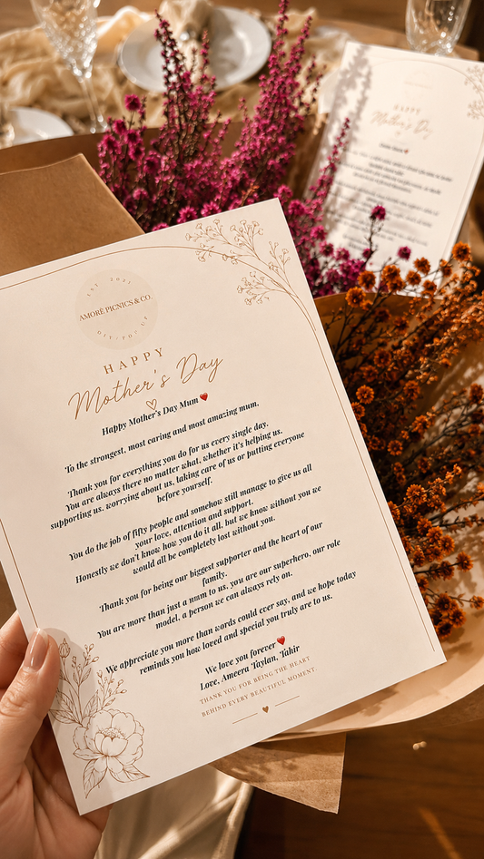 Flowers & Card