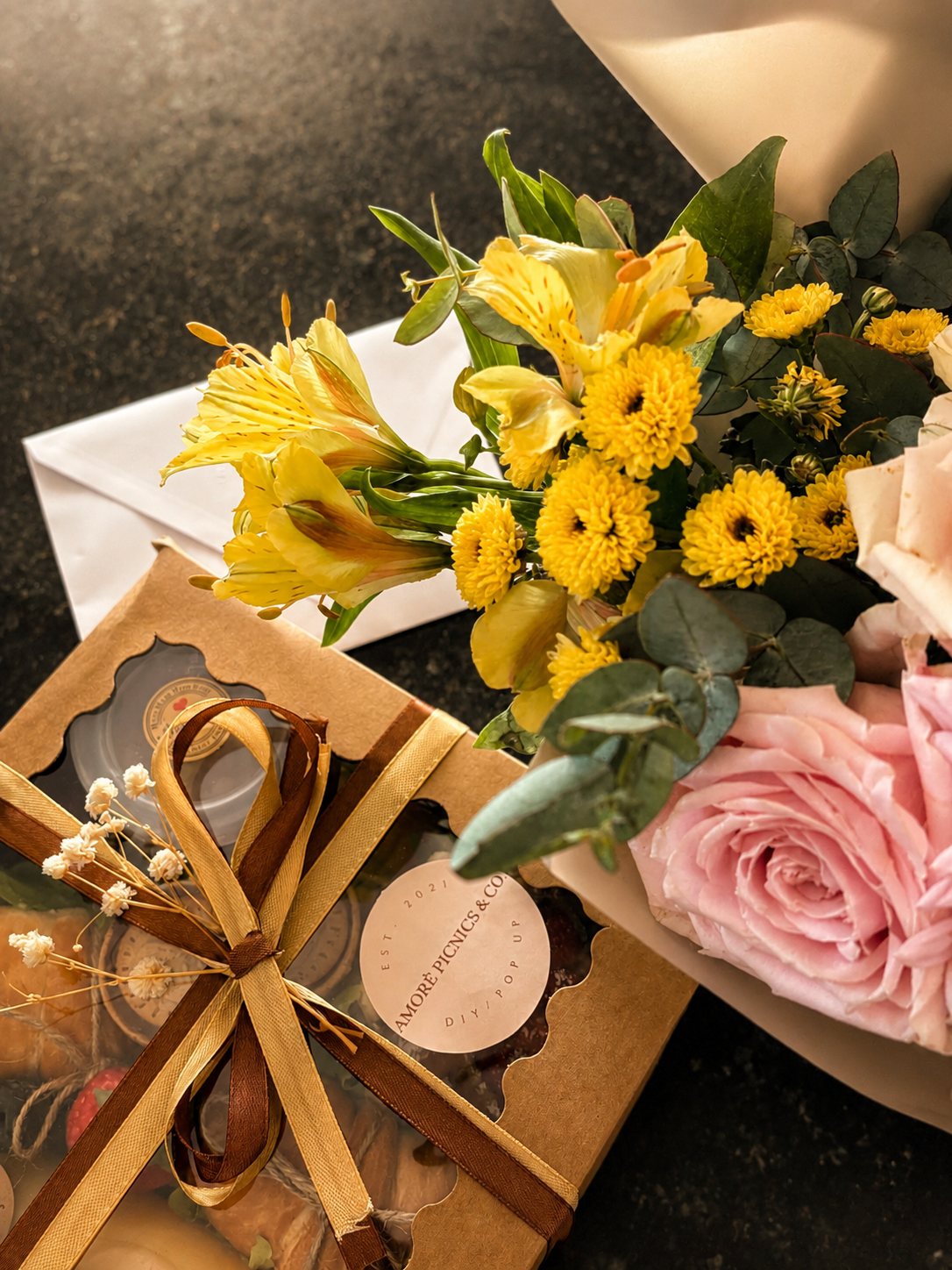 Flowers & Card