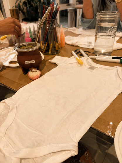 Picnic & Baby Bodysuit Painting